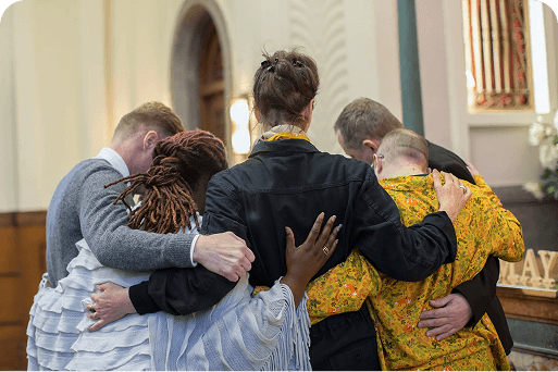 A group hug